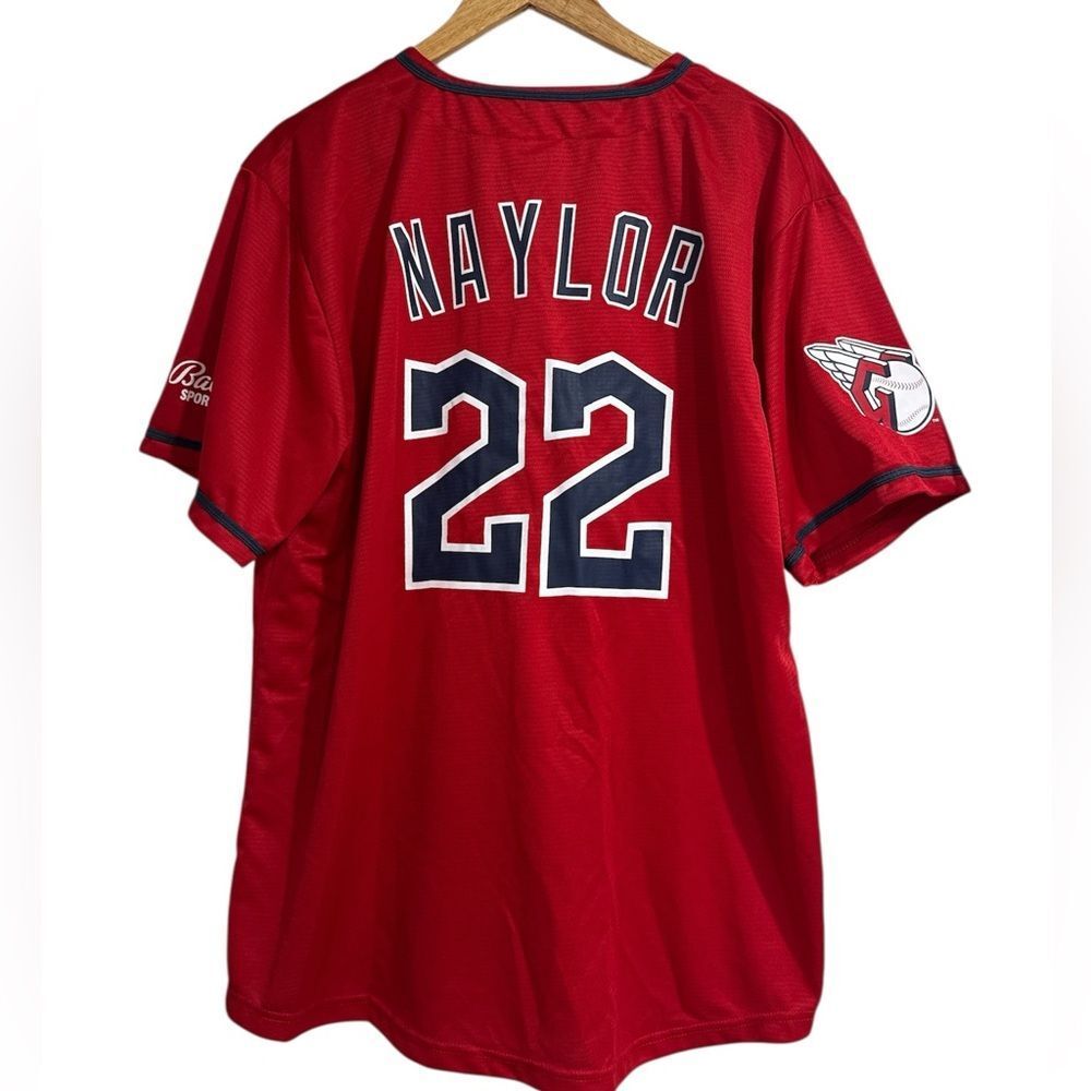 Guardians Red Baseball Jersey Euc - image 2